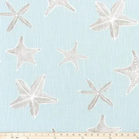 1 yard cut Sea Life Blue Haze Slub Canvas