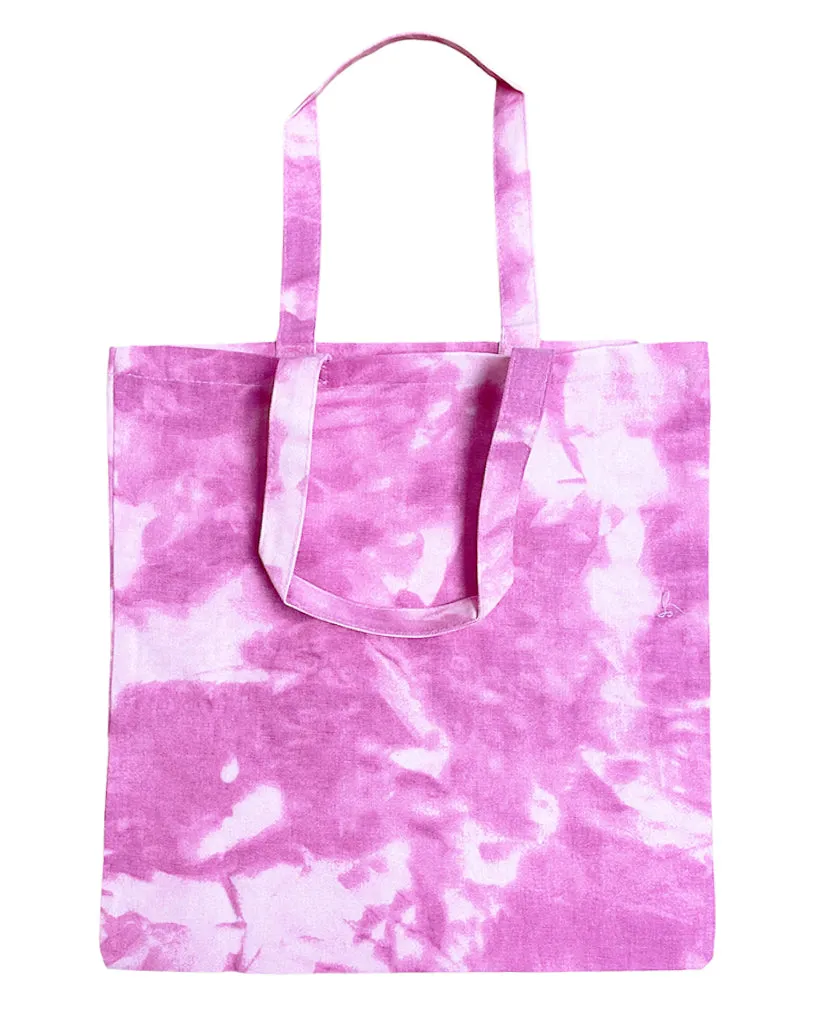 12 ct High Quality Tie-Dye Canvas Tote Bag - By Dozen