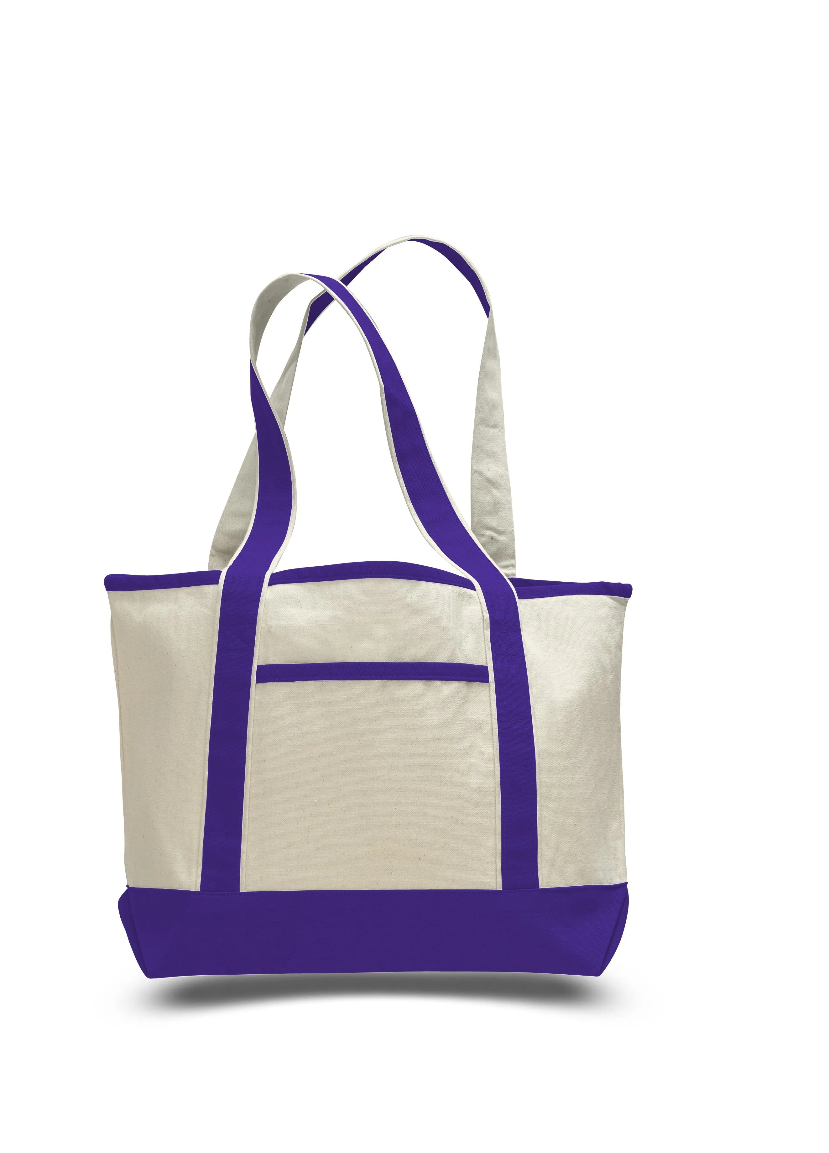 12 ct Medium Size Heavy Canvas Deluxe Tote Bag - By Dozen