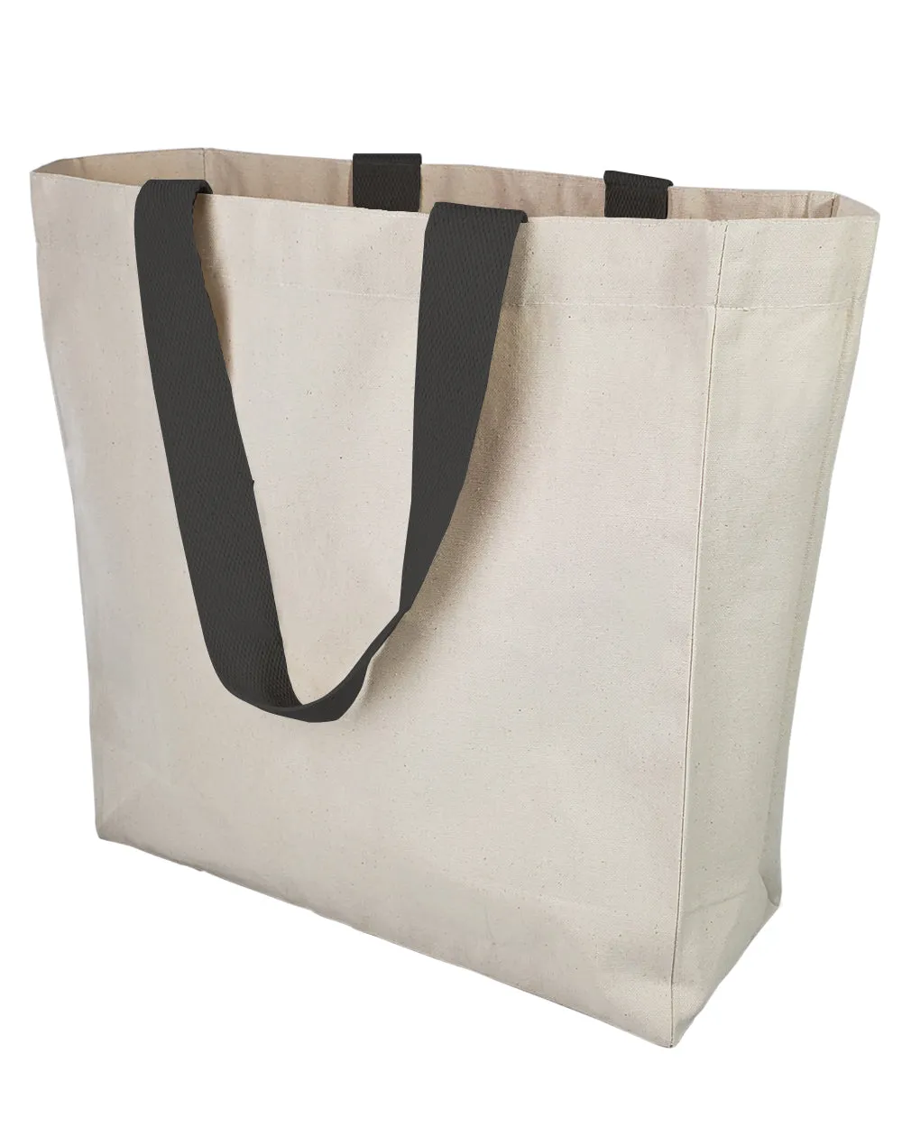 12 ct Ultimate Canvas Shopper Tote Bag / Grocery Bag - By Dozen