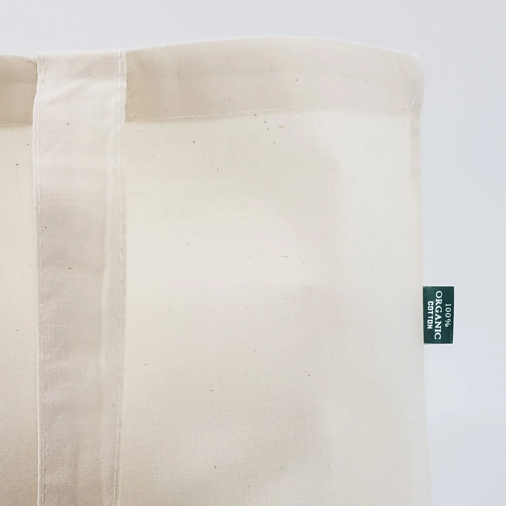 144 ct Large Organic Cotton Grocery Tote Bags - By Case