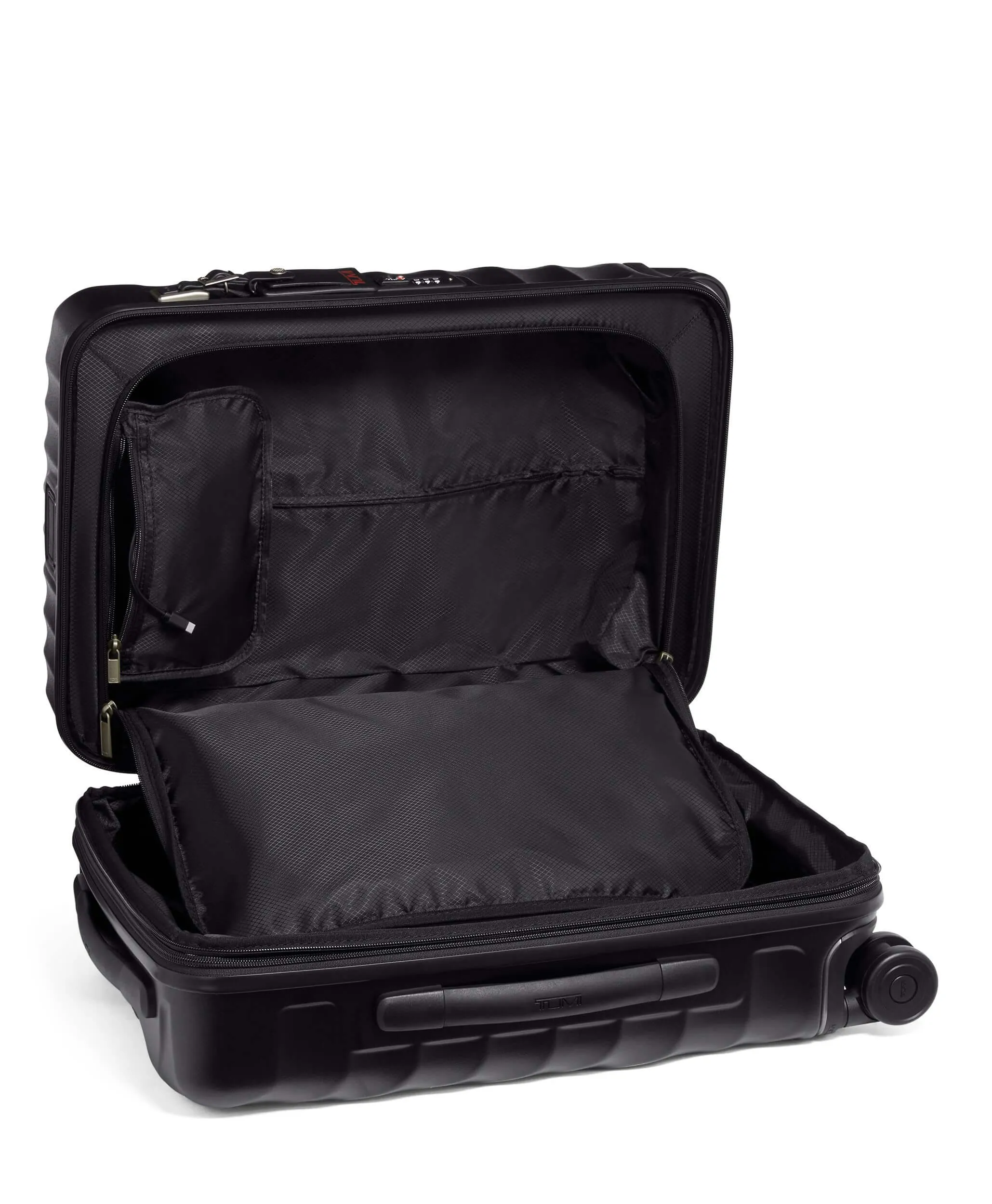 19 Degree International Expandable Carry-On 55cm - Black Texture