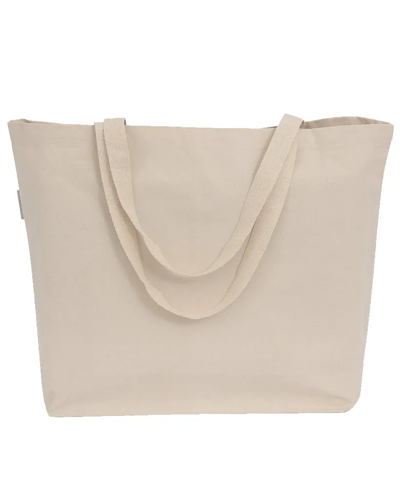 20" Large Organic Canvas Shopping Tote Bags - OR260