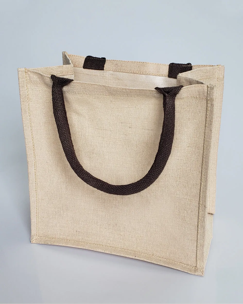 48 ct Cute Burlap Bags - JuCo Totes (Jute & Cotton Blend) - By Case