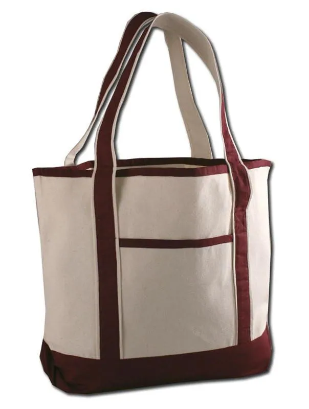 48 ct Jumbo Size Heavy Canvas Deluxe Tote Bag - By Case