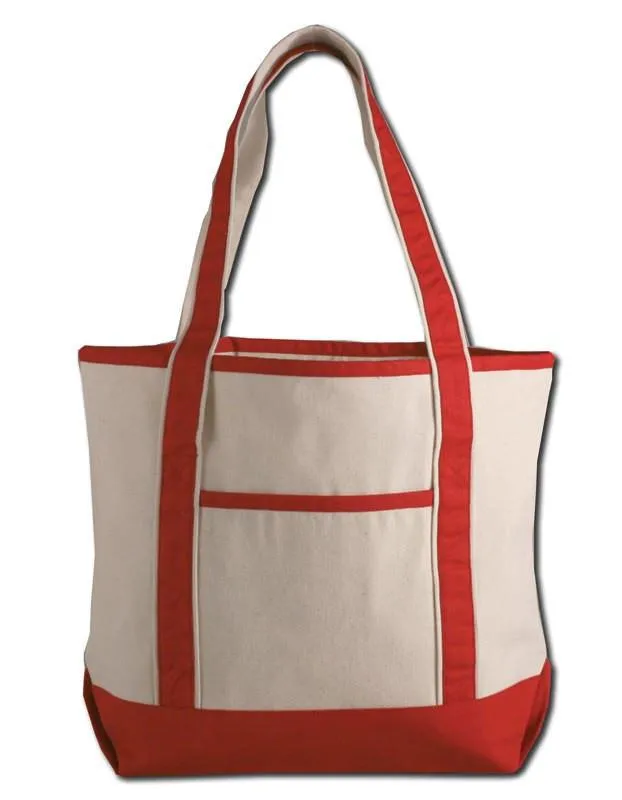 48 ct Jumbo Size Heavy Canvas Deluxe Tote Bag - By Case