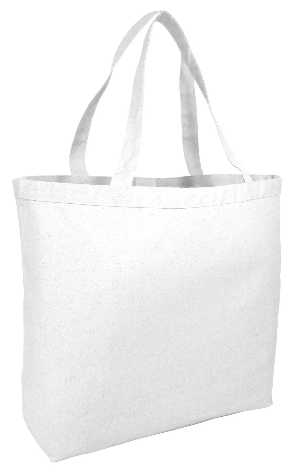 72 ct Extra-Large Heavy Canvas Tote Bags with Hook and Loop Closure - By Case