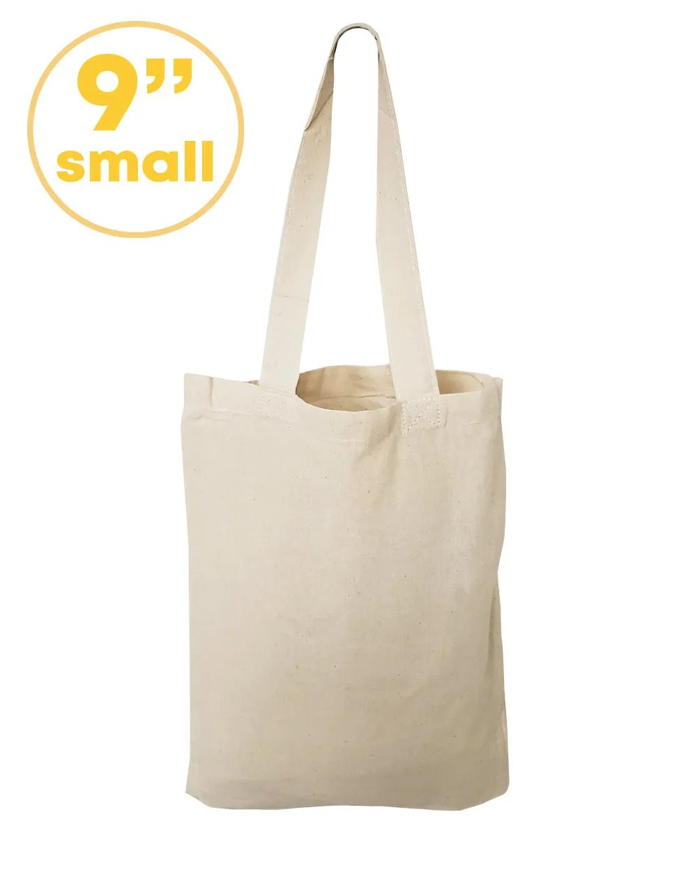 9" SMALL Cotton Tote Bag / Favor Gift Bags