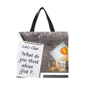 About God Canvas Tote