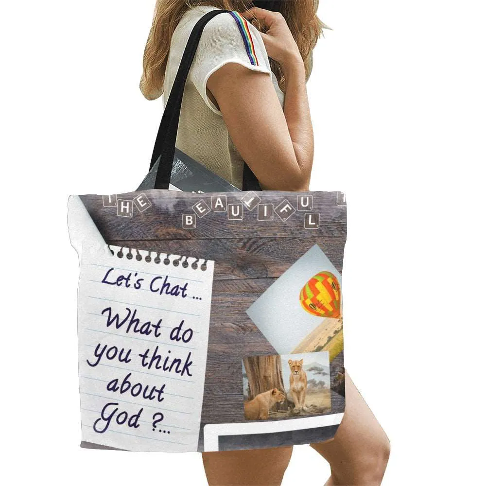 About God Canvas Tote