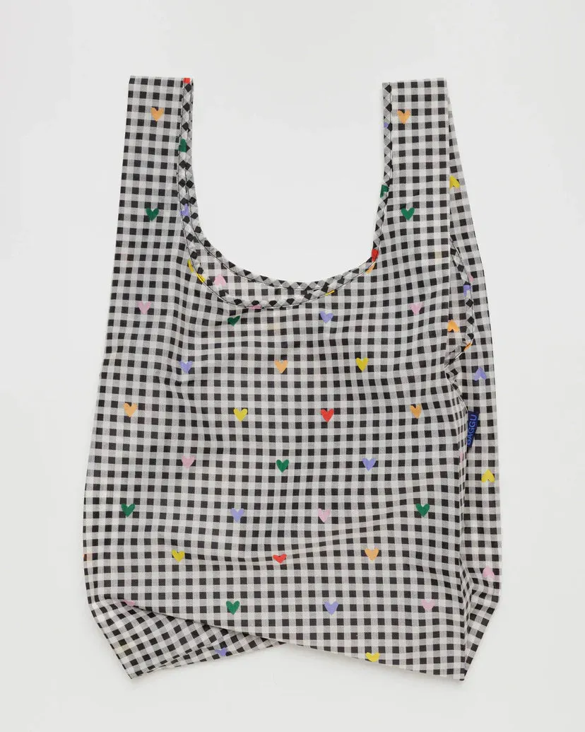 Baggu Standard Shopper - Gingham Hearts