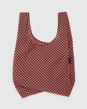 Baggu Standard Shopper - Pink Brown Check