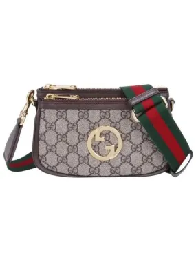 Blondie GG Mini Cross Bag Beige