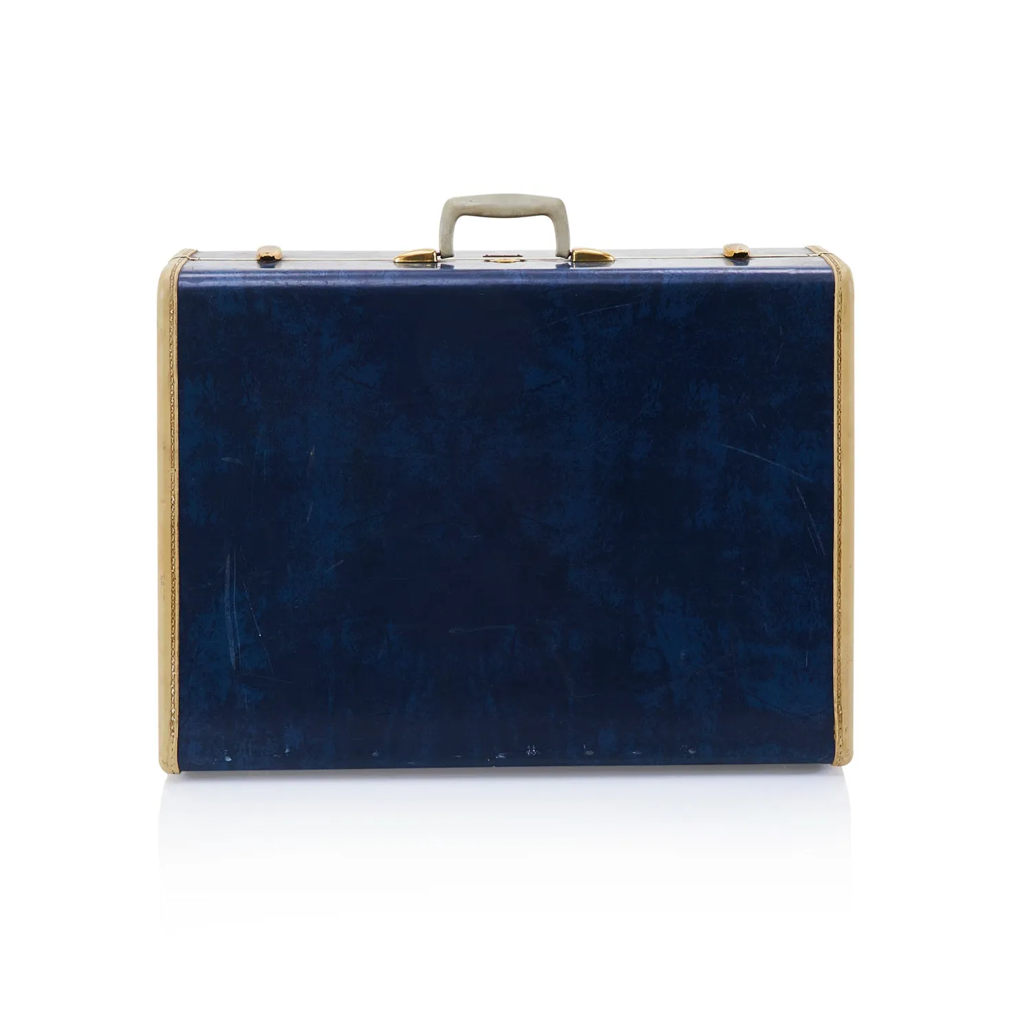 Blue & White Samsonite Large Suitcase