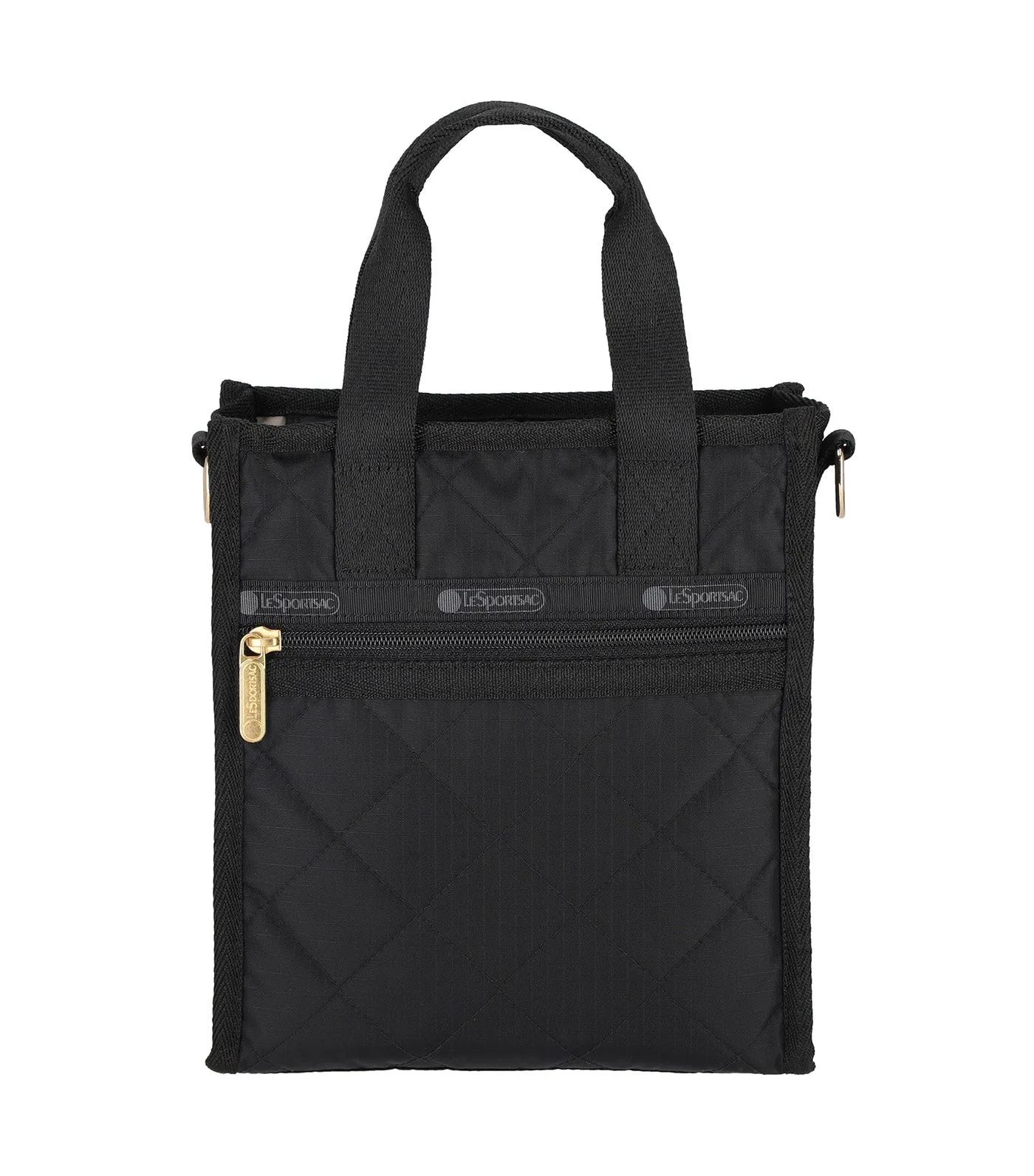 Chain Mini N/S Tote Black Chain Quilt