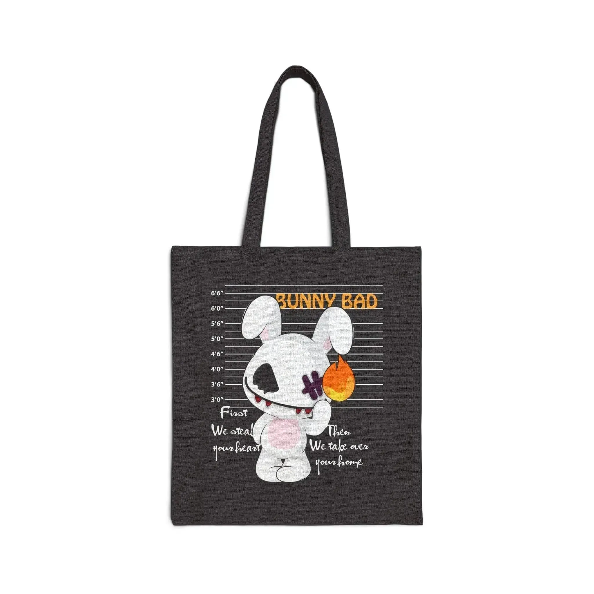 Cheaky Bunny Bad Cotton Canvas Tote Bag