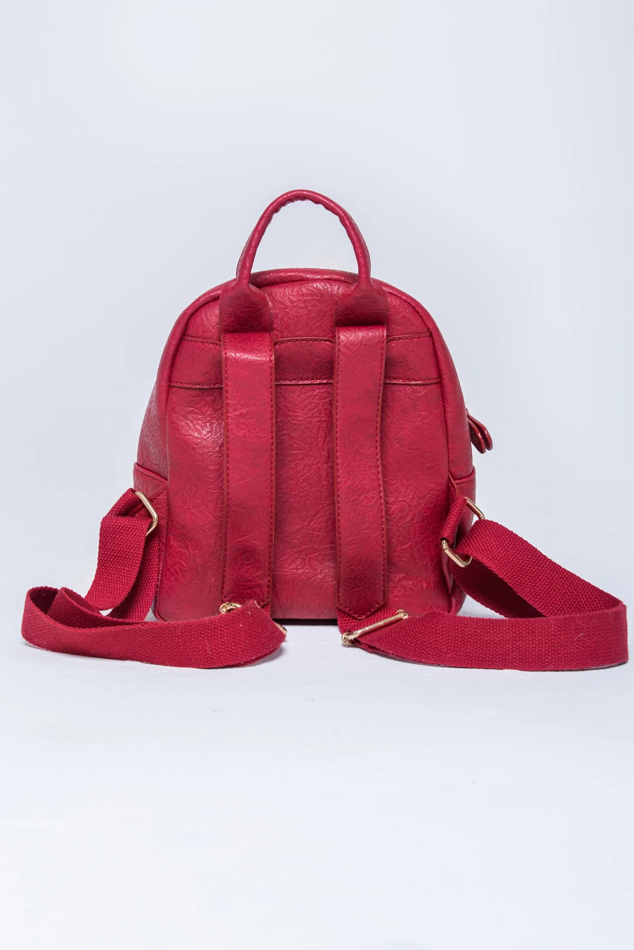 Cherry Red Mini Backpack