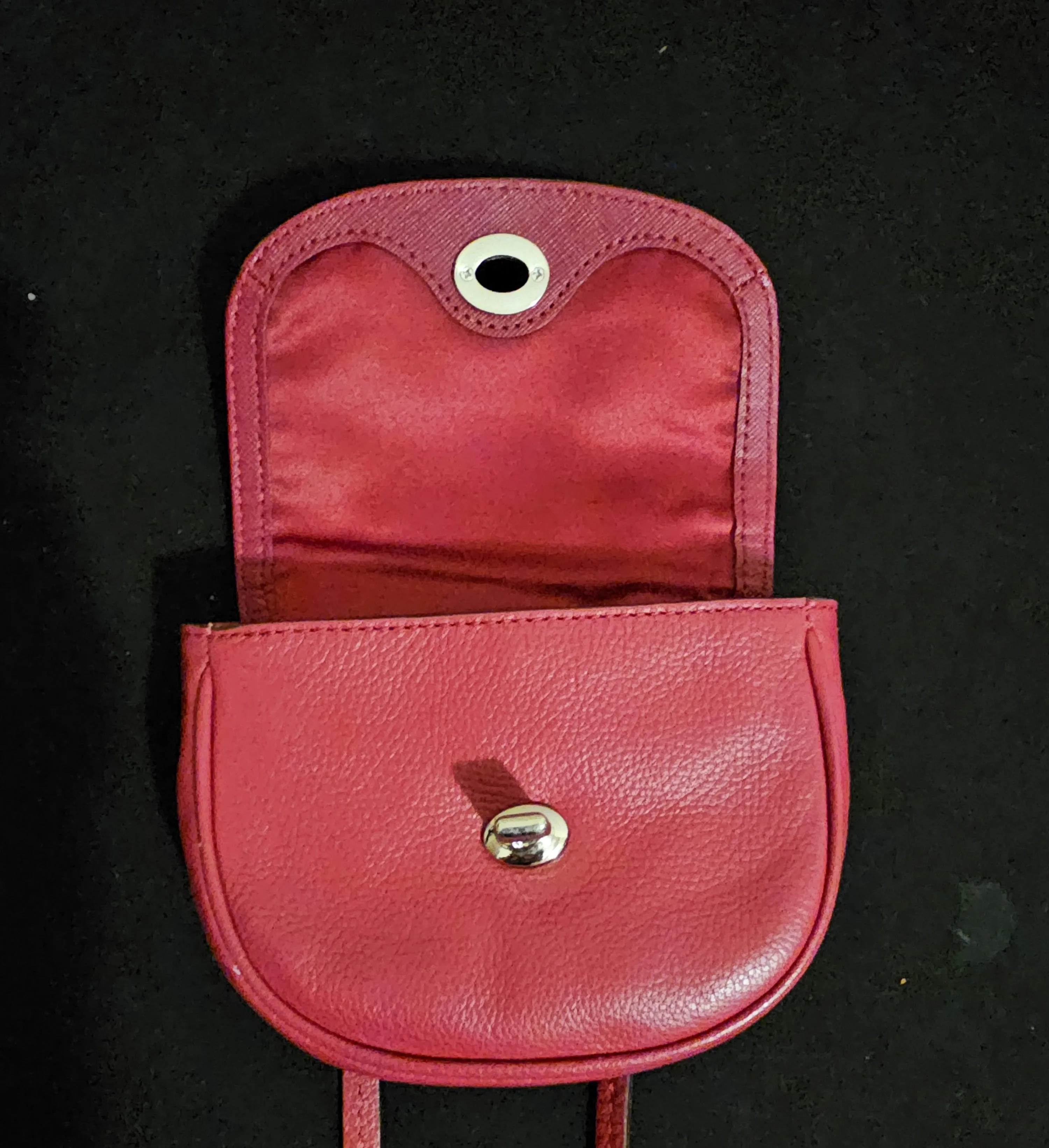 Coach Park Mini Cranberry Crossbody Swingpack Shoulderbag