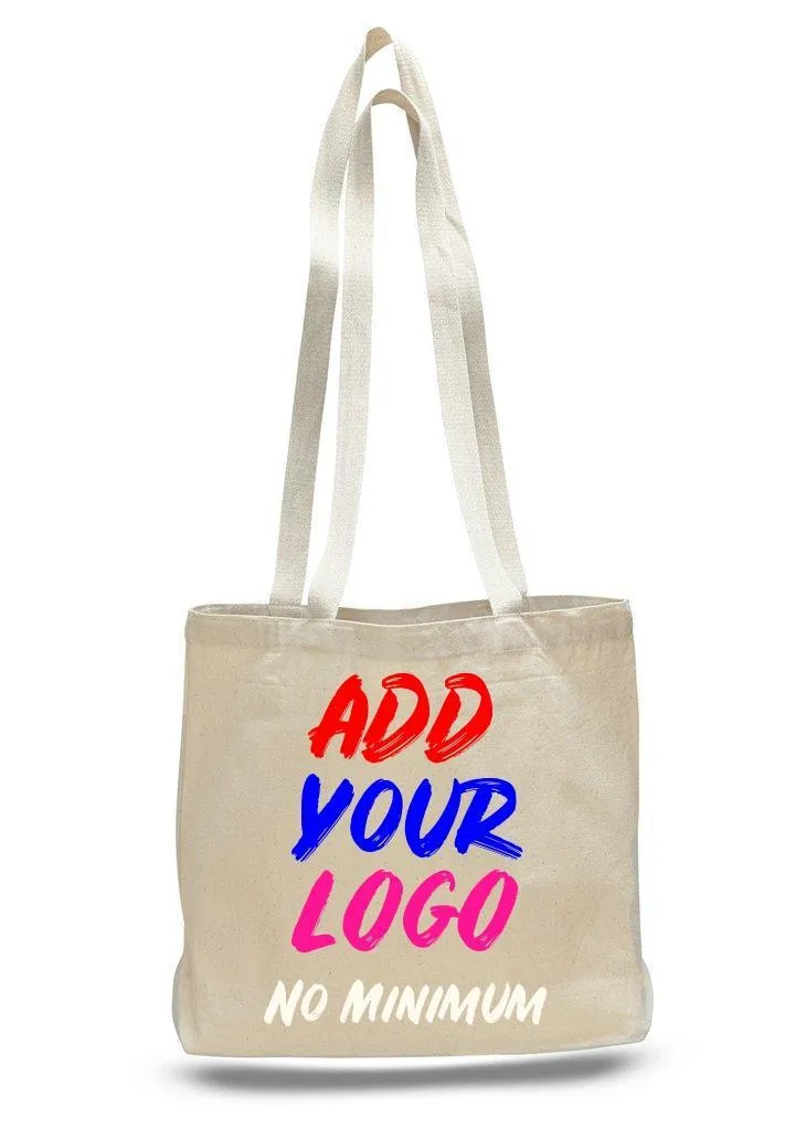 CUSTOM CANVAS TOTE BAGS LARGE MESSENGER