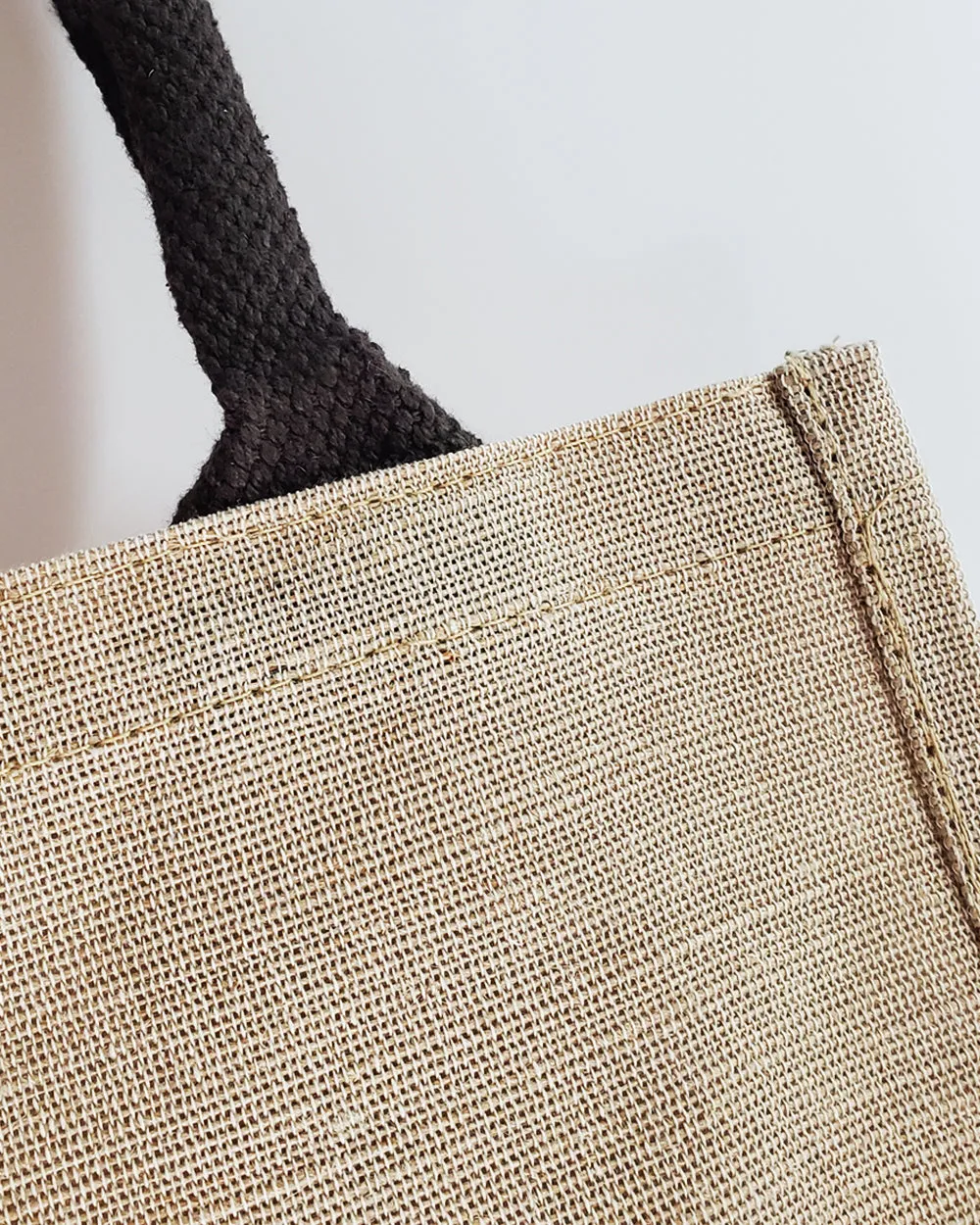 Cute Burlap Bags - JuCo Totes (Jute & Cotton Blend) - TJ890