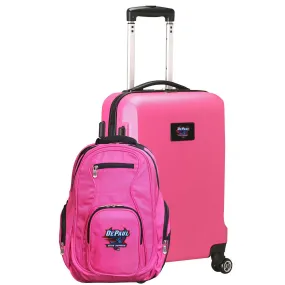 Depaul Deluxe 2-Piece Backpack and Carry-on Set in Pink