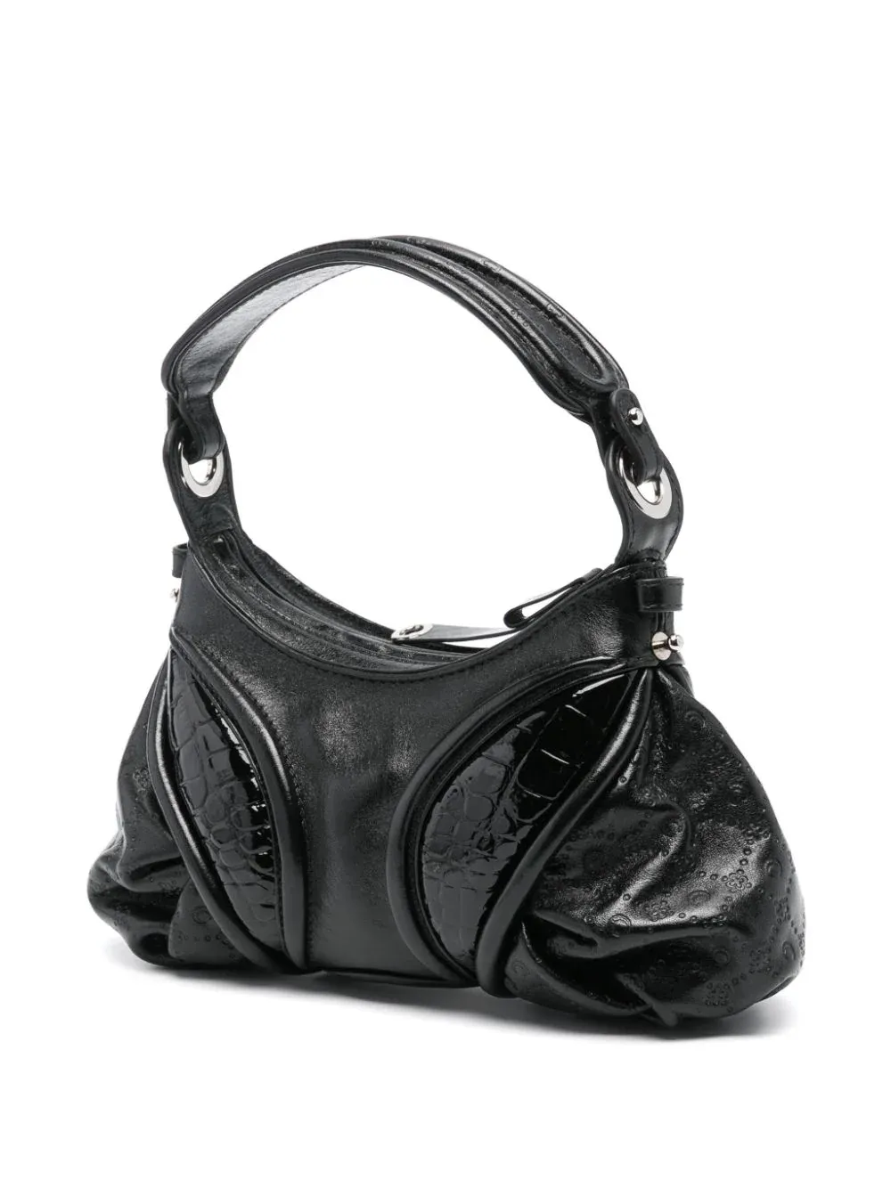 Embossed Leather Stardust Mini Crossbody