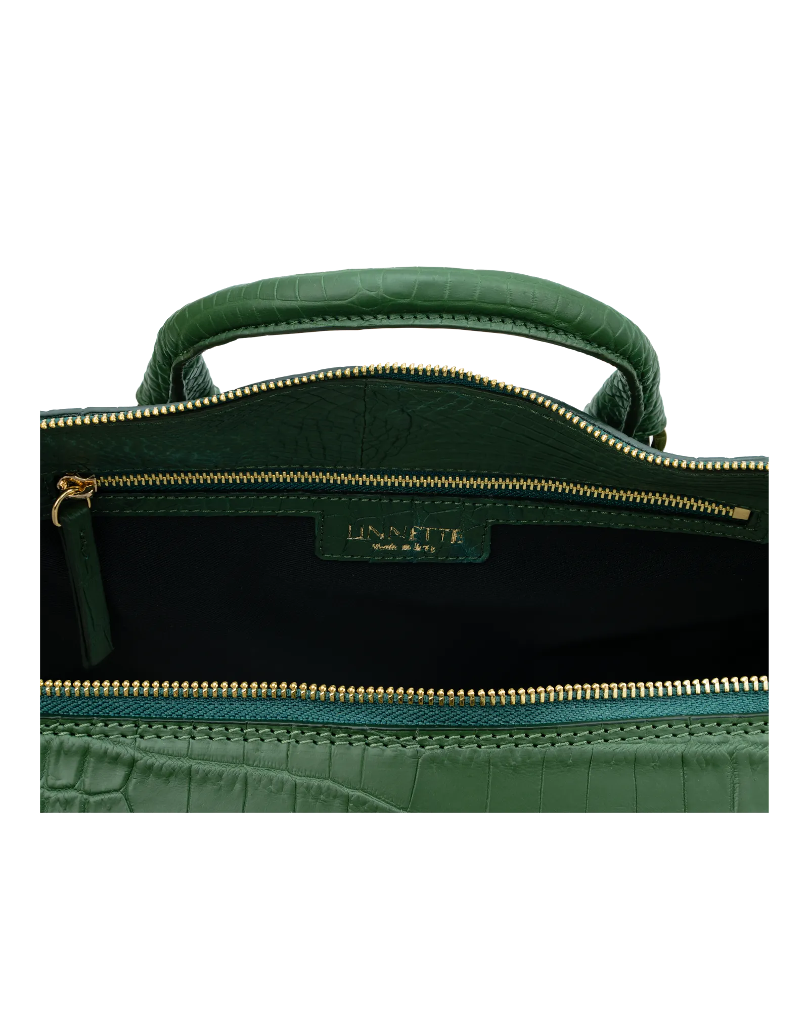 Emily Duffle Crocodile Forest Green