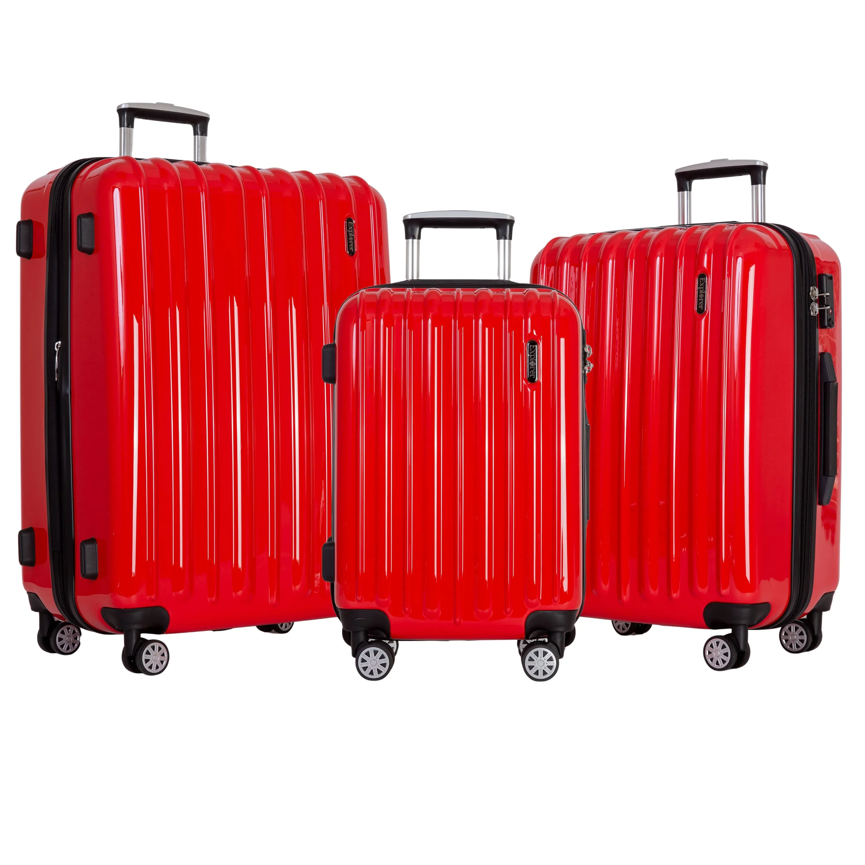 Explorer Classic Collection 3 Piece Expandable Spinner Luggage Set