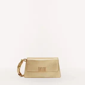 FURLA ZOE MINI SHOULDER BAG IN GOLD