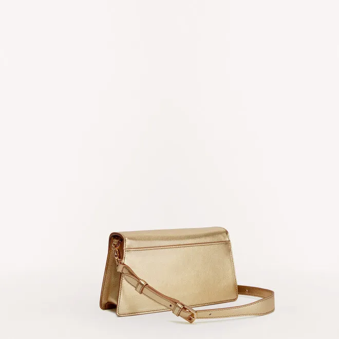 FURLA ZOE MINI SHOULDER BAG IN GOLD