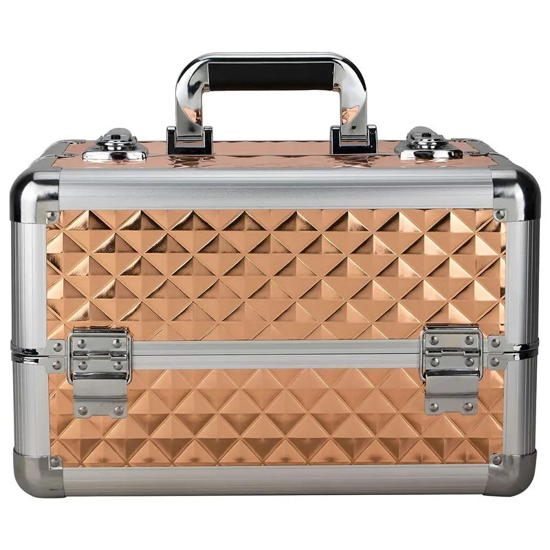 Glamorous Lockable Cosmetic Makeup Case Y036Orange