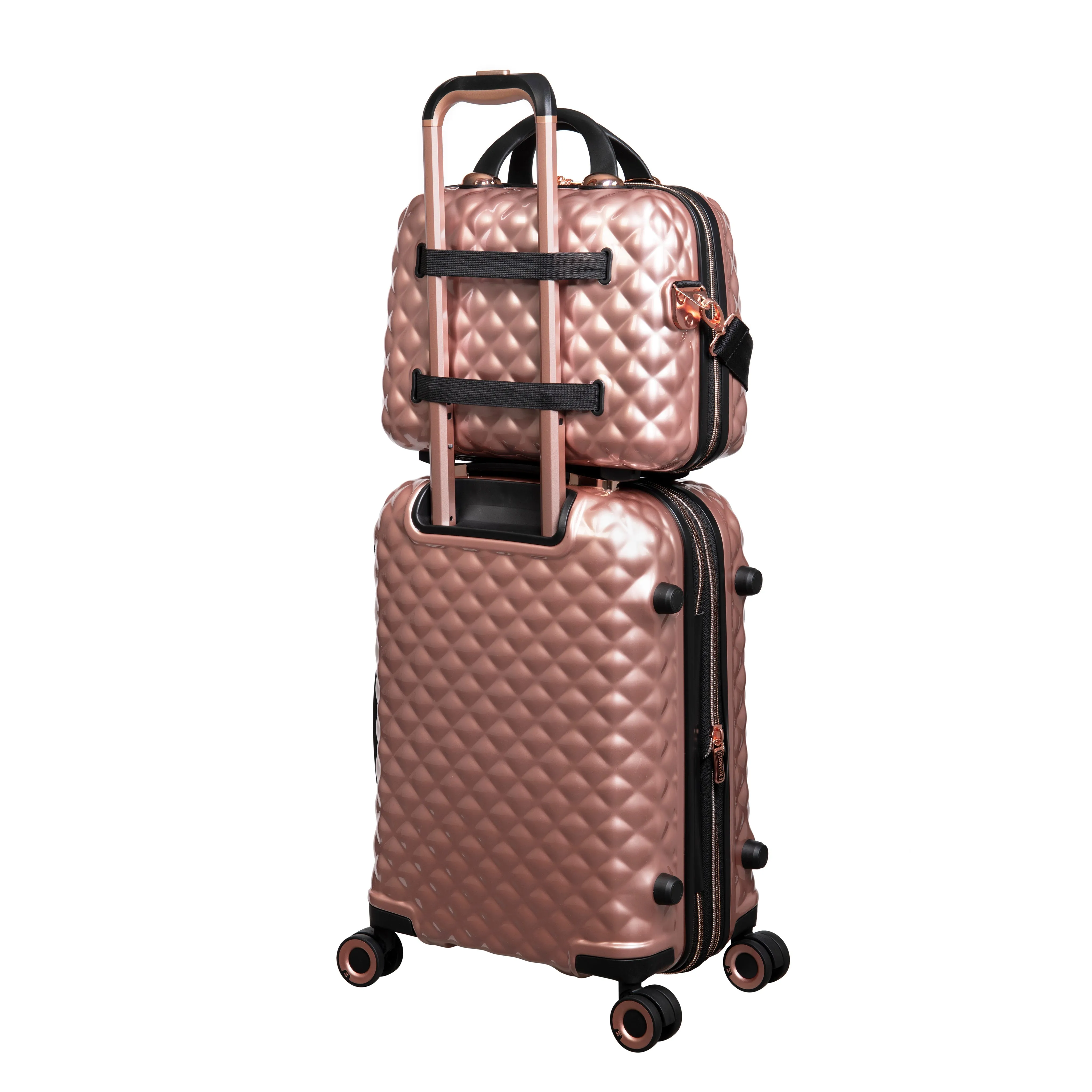 Glitzy - Vanity Case (Metallic Rose Gold)