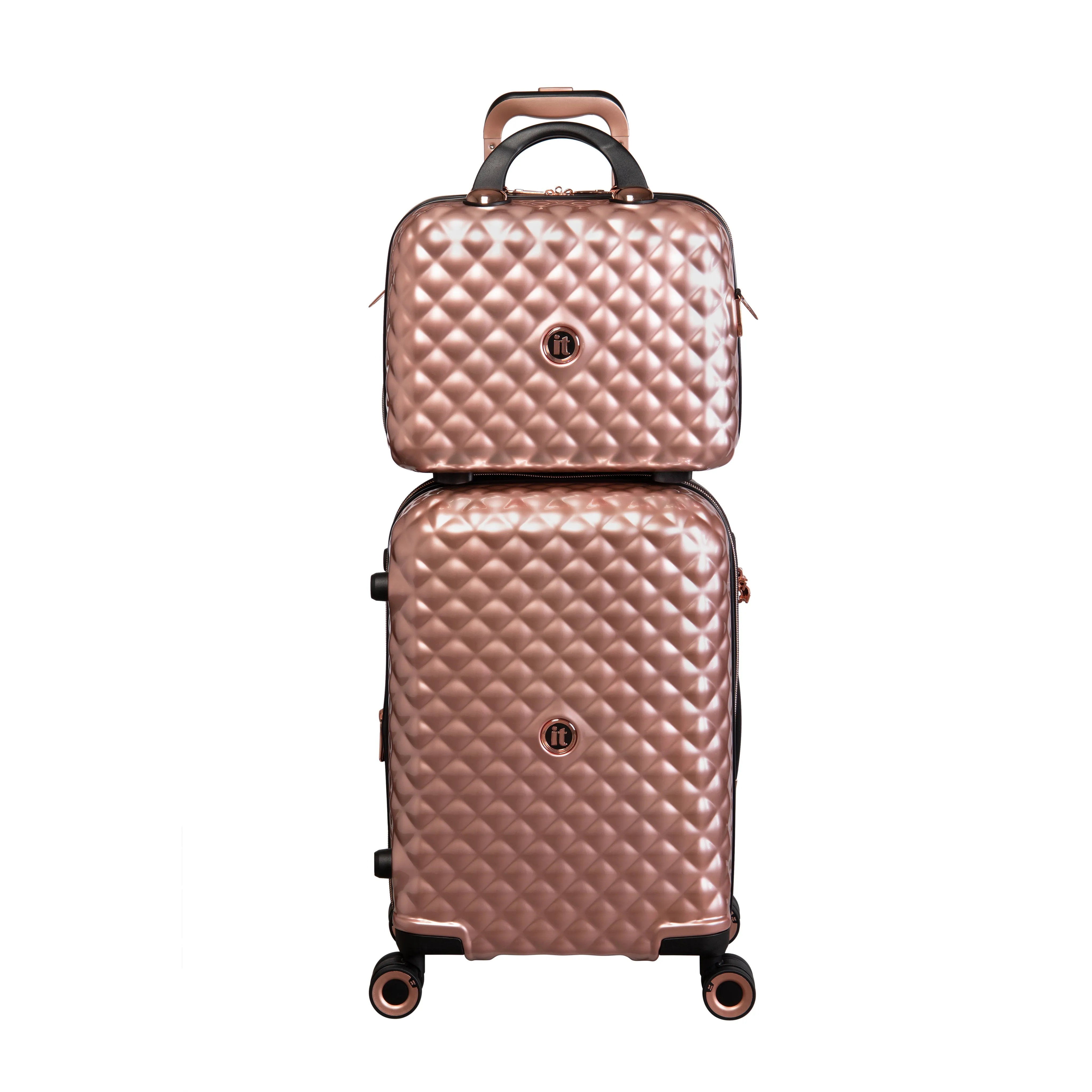 Glitzy - Vanity Case (Metallic Rose Gold)