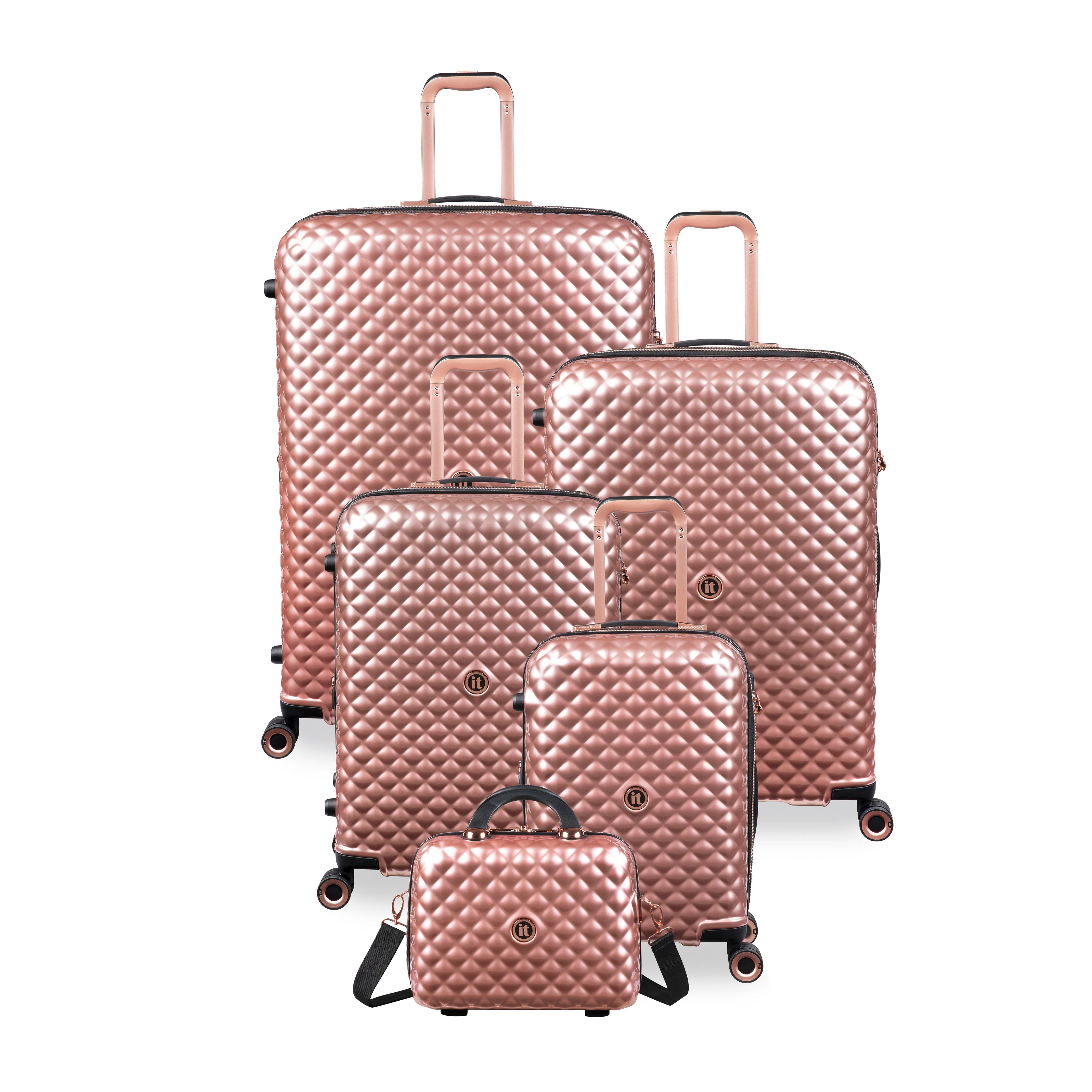 Glitzy - Vanity Case (Metallic Rose Gold)