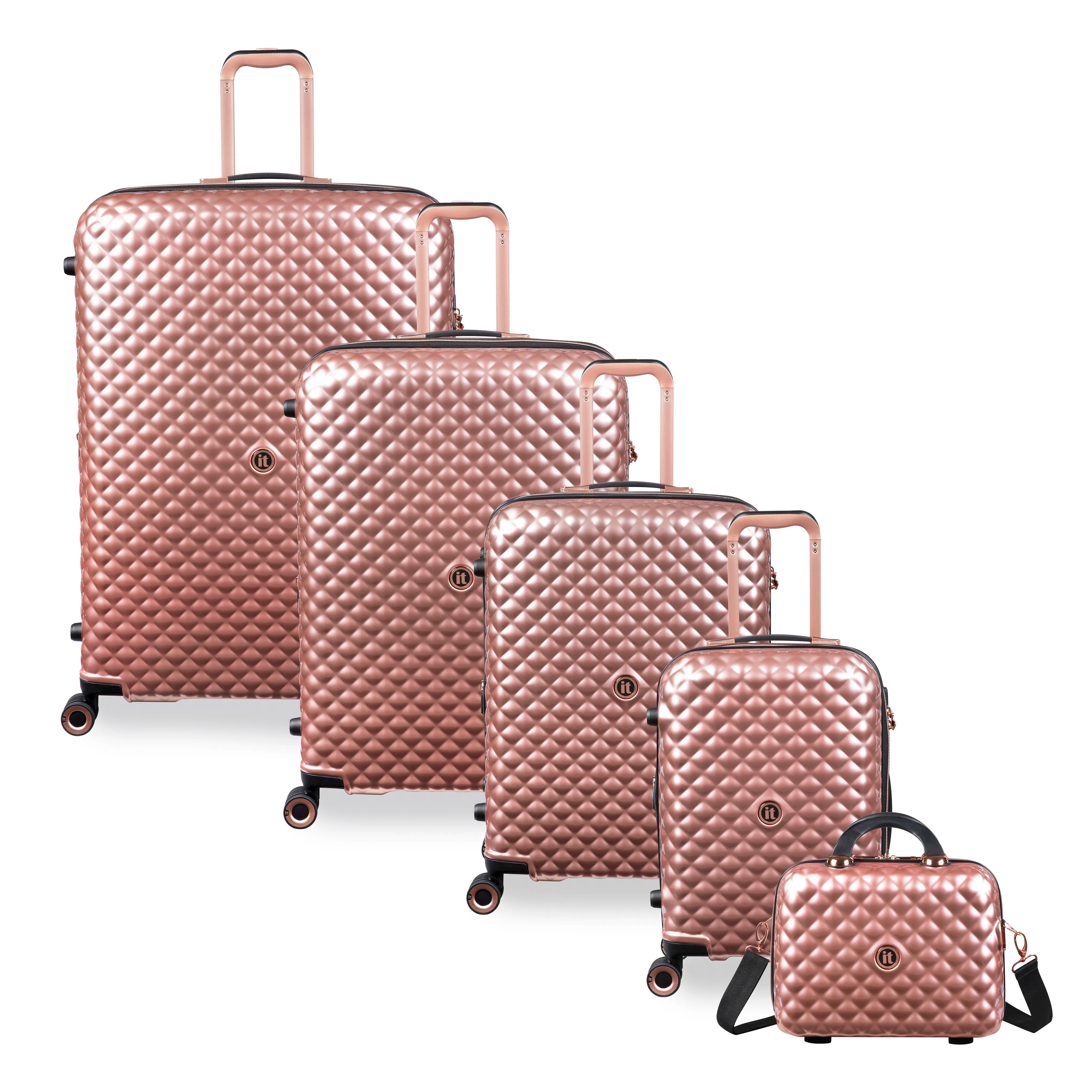 Glitzy - Vanity Case (Metallic Rose Gold)