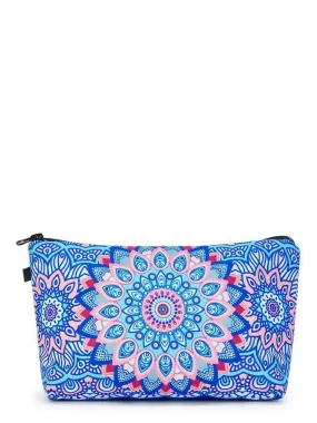 Graphic Print Zipper Pouch