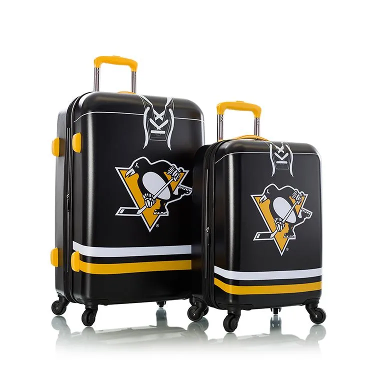 Heys NHL 2pc Pittsburgh Penguins Spinner Luggage Set