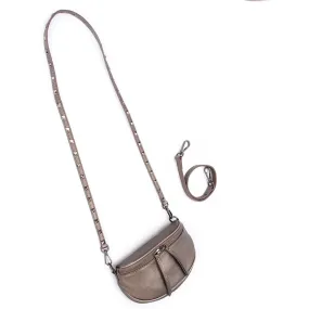 Hi Ho - Obsessed Mini Crossbody Bag in Metallic/Gunmetal