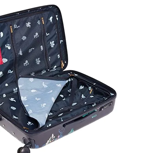 Joules Cambridge 4-Wheel Hard Shell Suitcase - Navy Floral