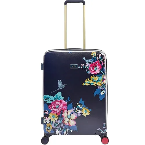 Joules Cambridge 4-Wheel Hard Shell Suitcase - Navy Floral