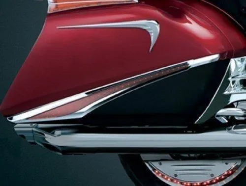 Kuryakyn L.E.D. Saddlebag Accent Swoops for Honda 2012-14 GL1800, F6B models