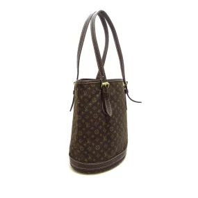 LOUIS VUITTON Monogram Mini Lin Bucket PM Bucket Bag