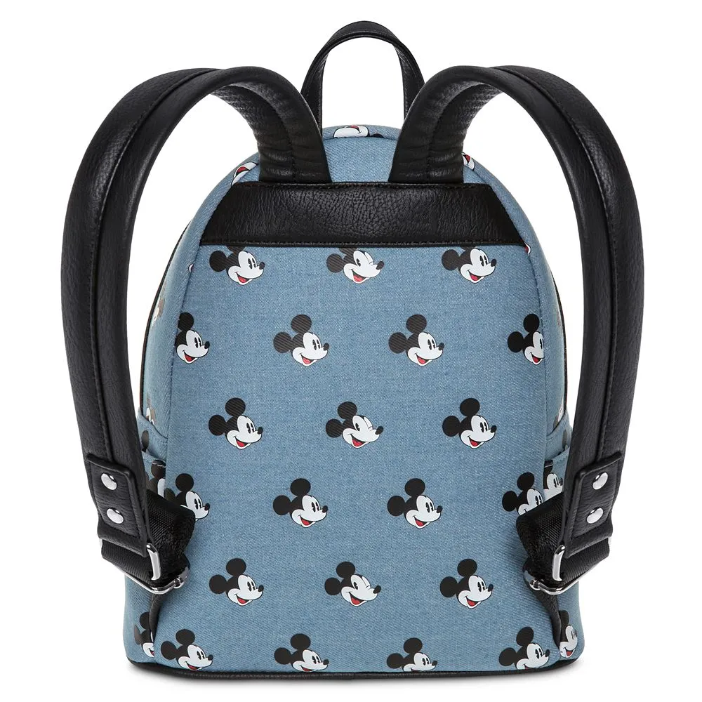 Loungefly x Disney Parks Denim Mickey Mouse Mini Backpack