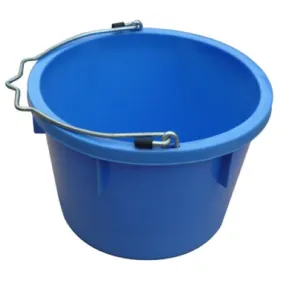 Master Rancher MR8QP/UB-SKYBLU 8-Quart Sky Blue Poly Resin Farm & Ranch Utility Bucket Pail - Quantity of 10