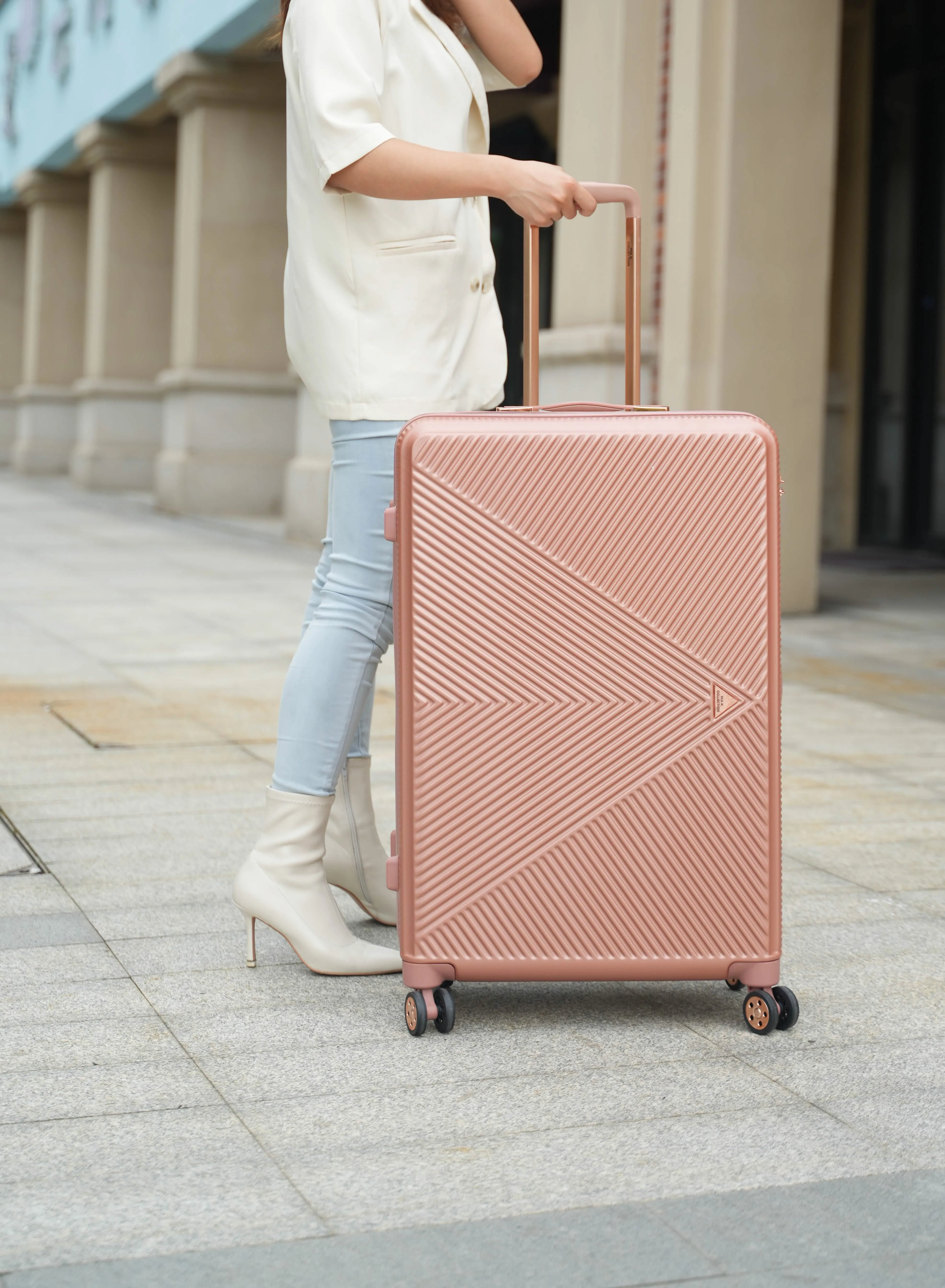 Mia K's Felicity Premium Hard-Shell Spinner Luggage Collection