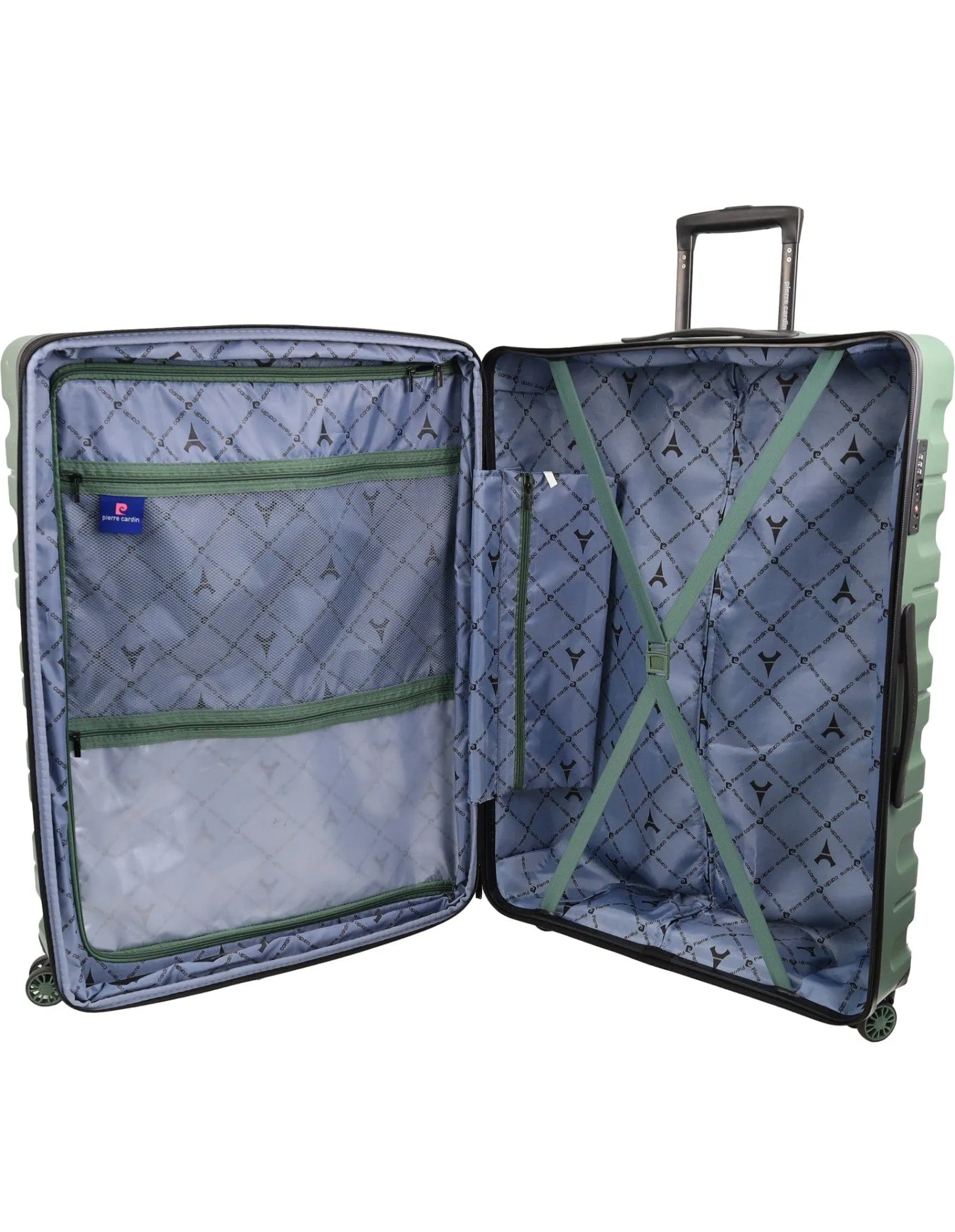 Pierre Cardin - PC3941M 70cm Medium Hard Shell Suitcase - Moss