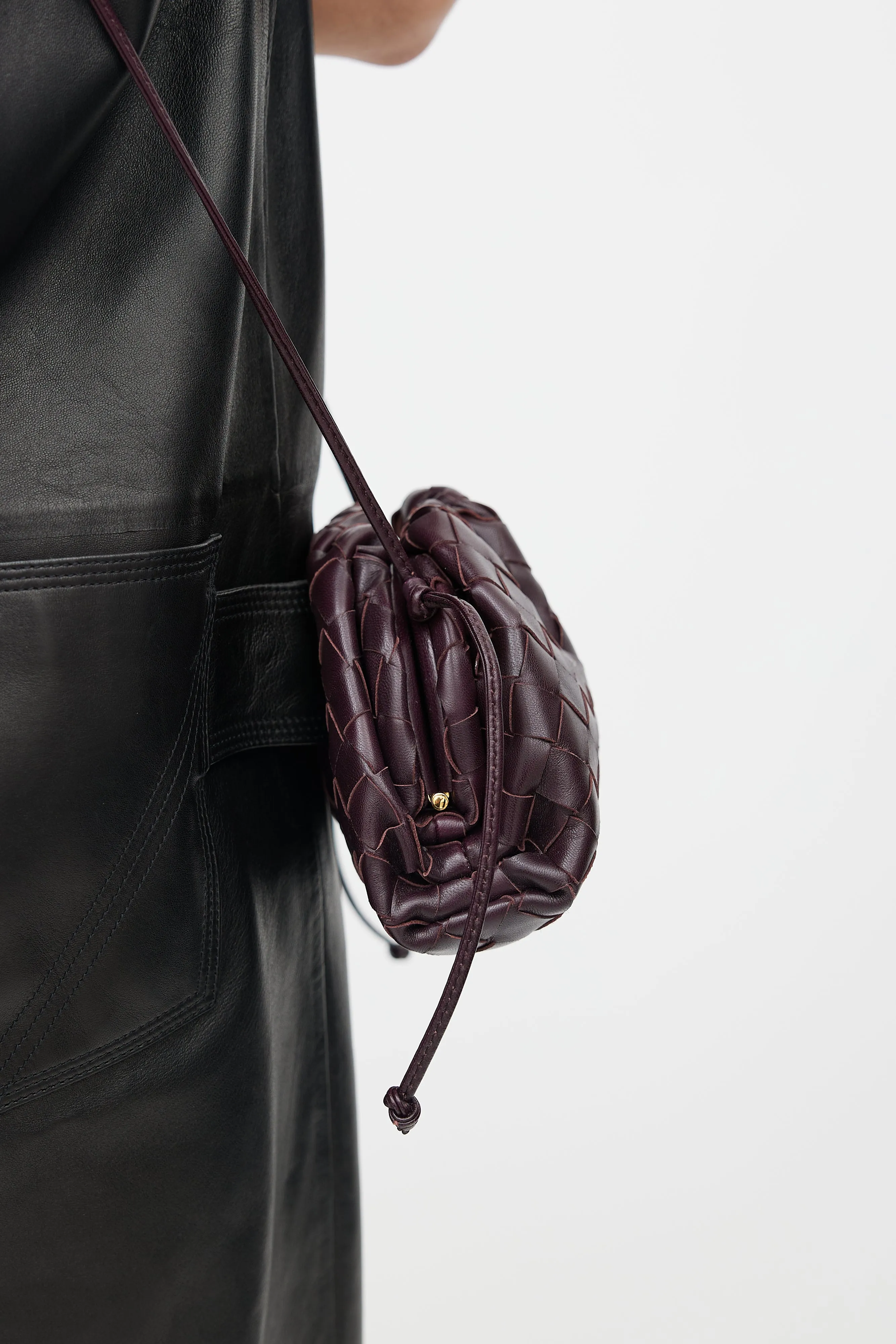 Purple Mini The Pouch Crossbody Bag