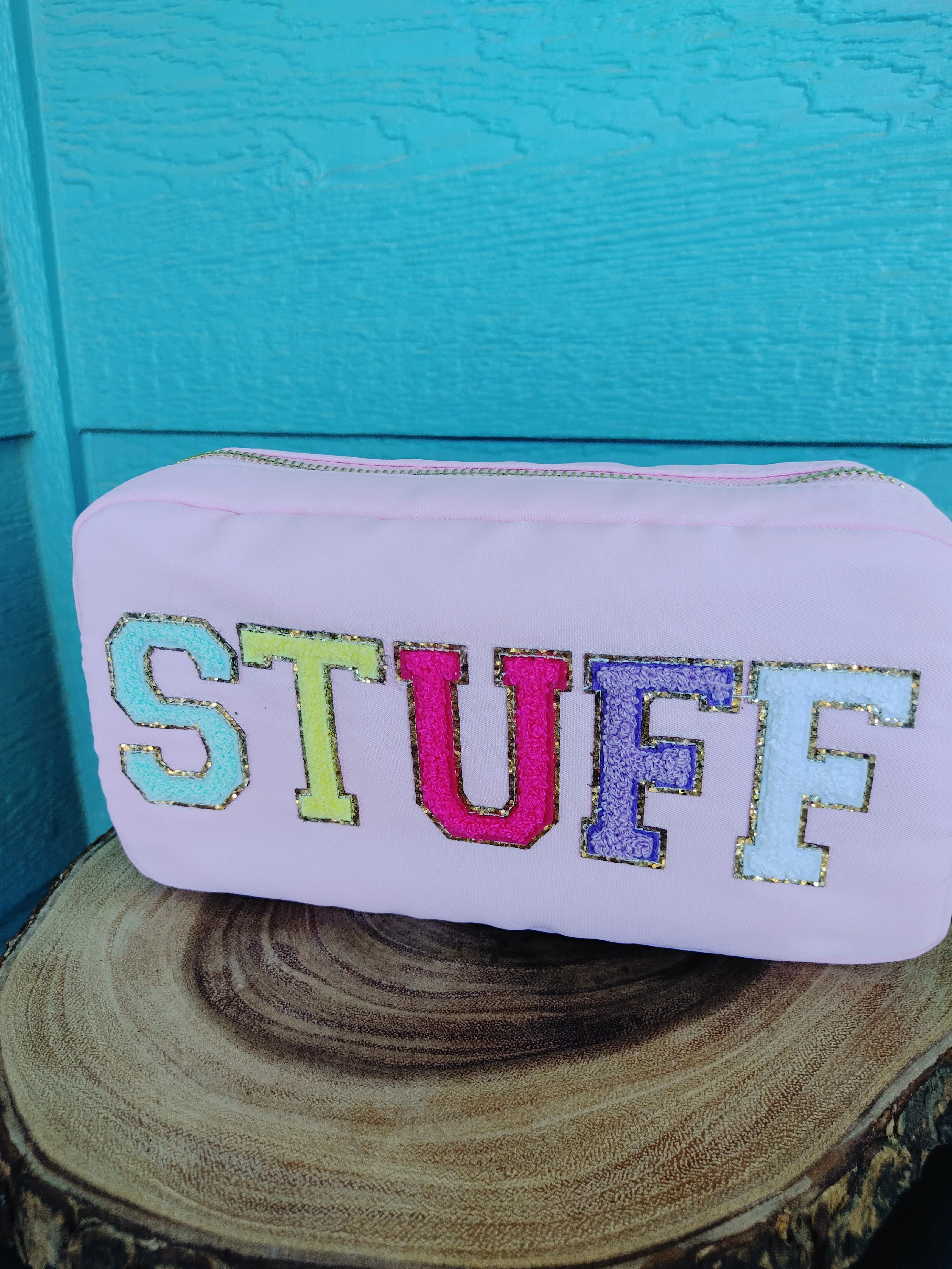 "Stuff" Light Pink Bag