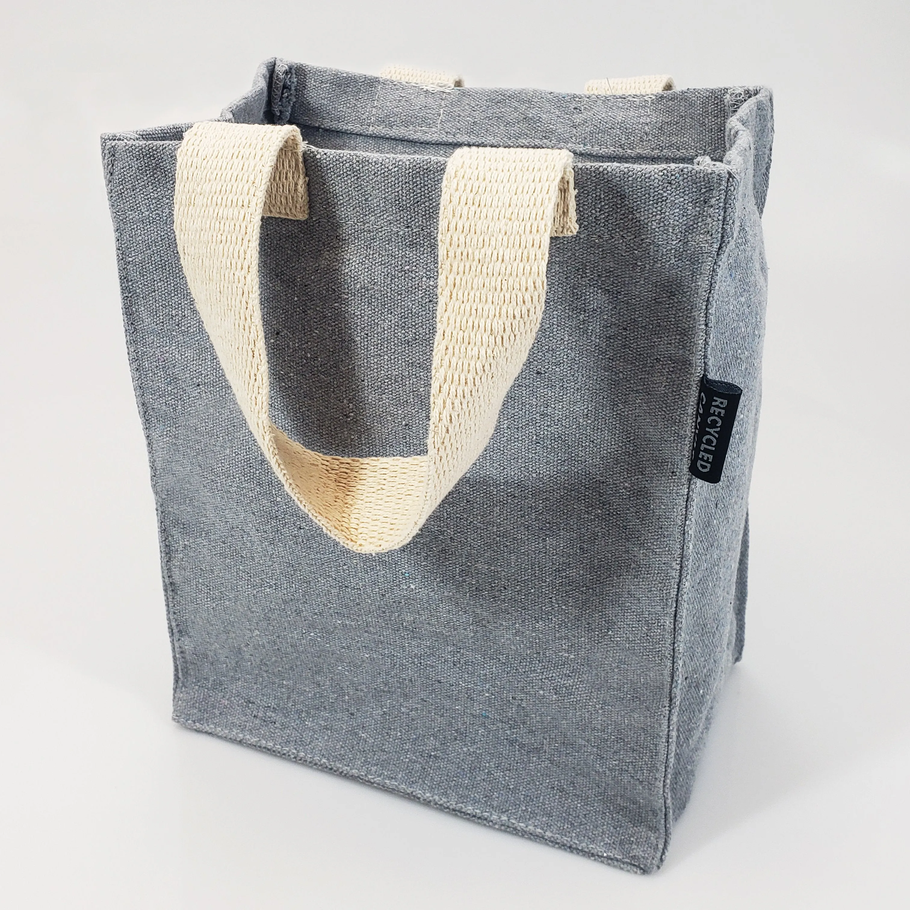 Recycled Canvas Book Bag with Full Gusset - RC864