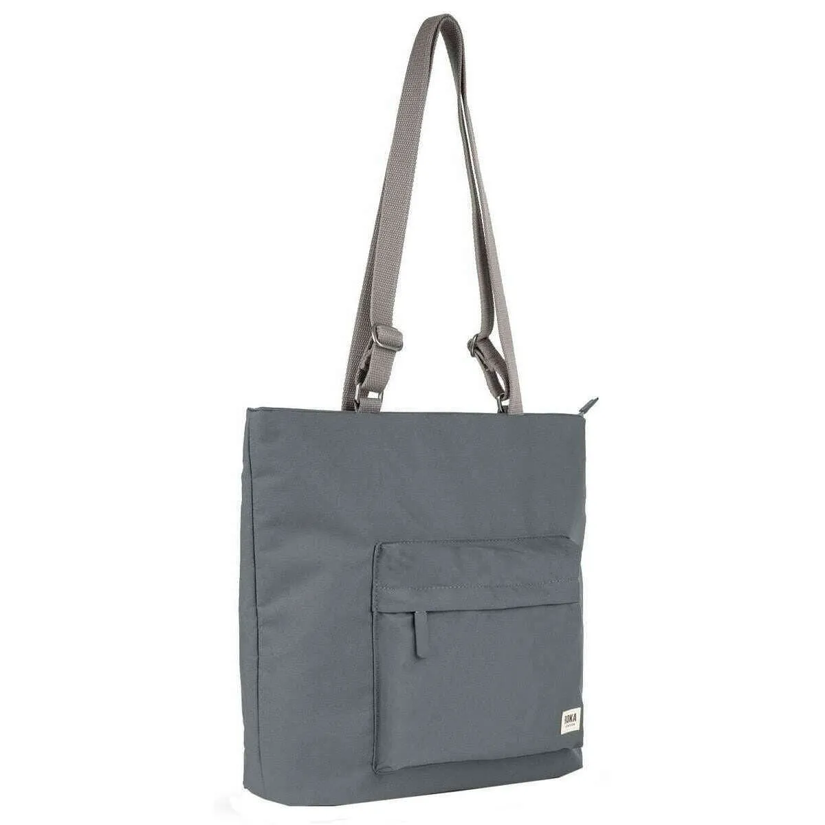 Roka Trafalgar B Recycled Canvas Tote Bag - Smoke Grey